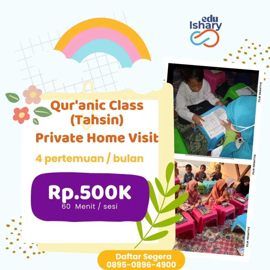 Poster Qur'anic Class Tahsin Edu Ishary